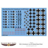 StG 2 Immelmann (Ju 87D Stuka) decal sheet